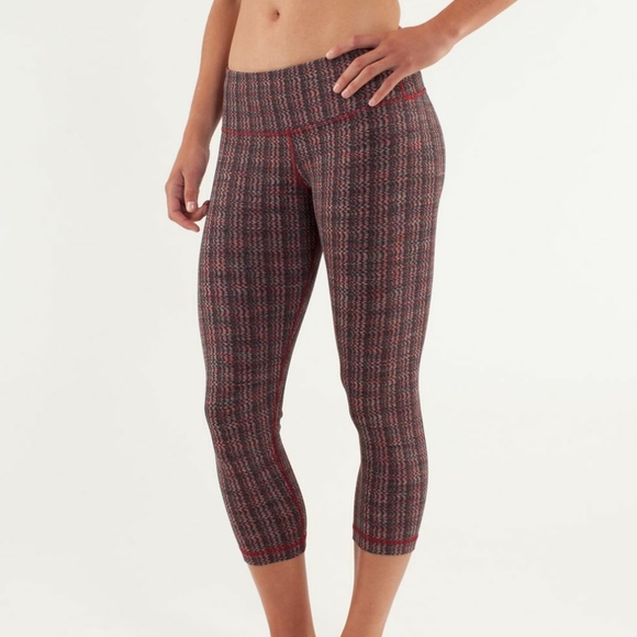 Lululemon 6 Wunder Under Crop Ziggy Wee Brown